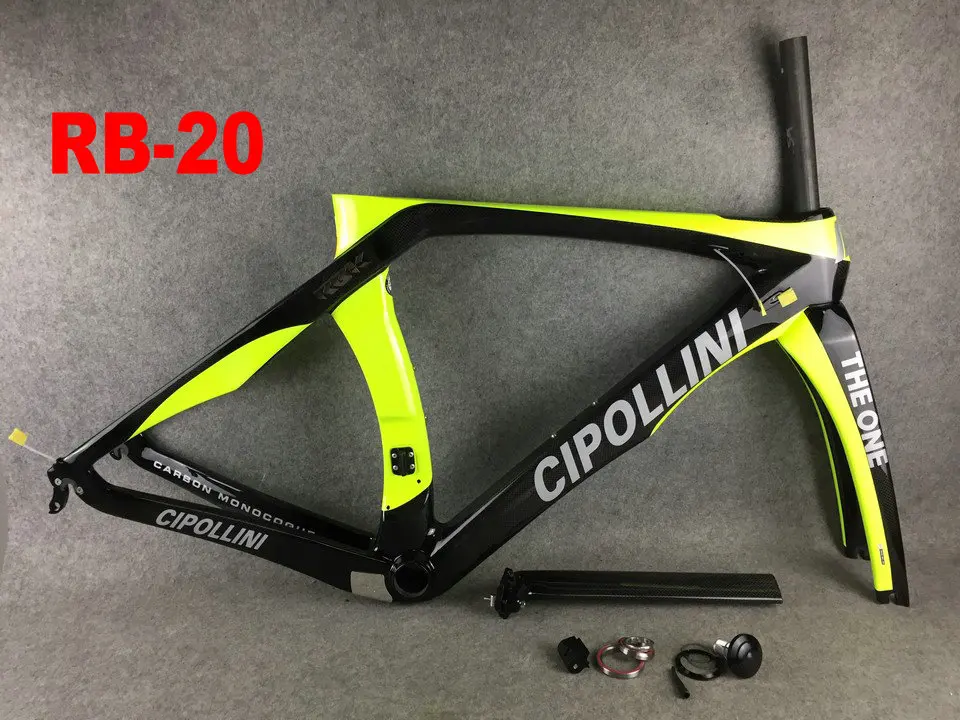 Карбоновая рама Cipollini RB1K THE ONE Shiny RB1000 T1100 карбоновая велосипедная Рама в комплекте