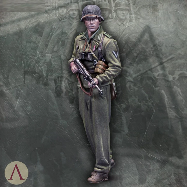 1/35 весы Неокрашенная Смола рисунок ефрейтора Grenadier 2 Коллекция фигурок фигурка