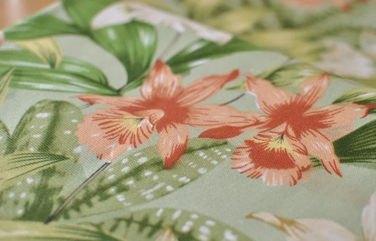 Весенне летняя настольная дорожка с принтом тропических дождевых лесов