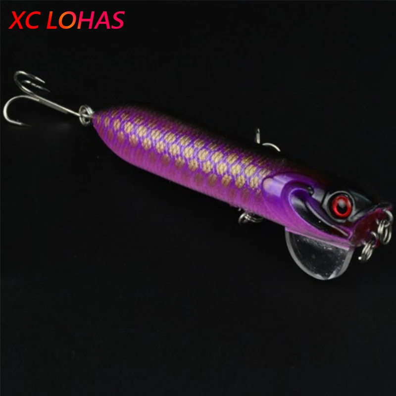 1 шт 9.5 см 18 г хит продаж вращающаяся лазерная приманка трубчатой формы с 3D глазами