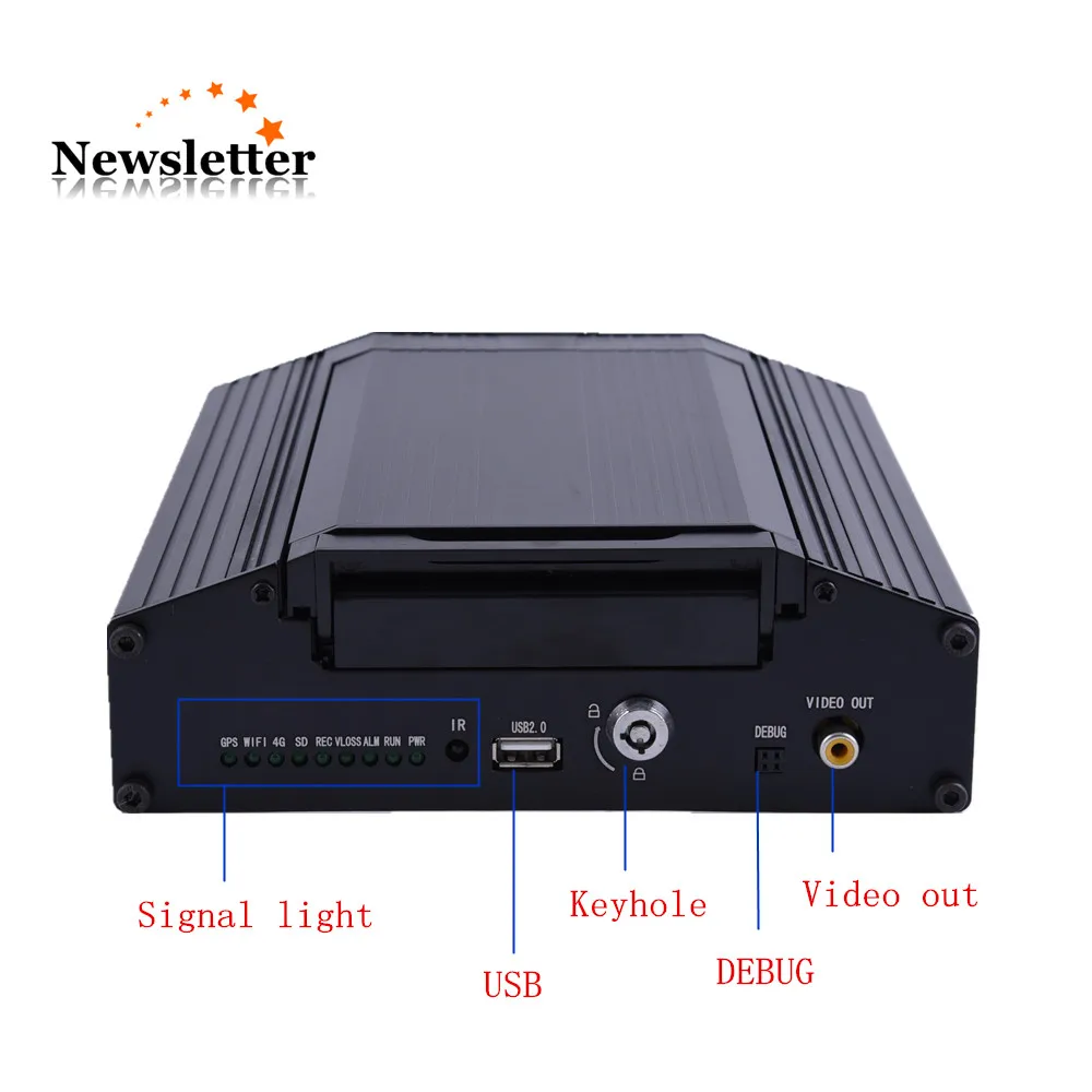Жесткий диск MDVR 3G Wi Fi gps 720 P AHD 8Ch грузовик такси мобильный DVR|Видеорегистратор для