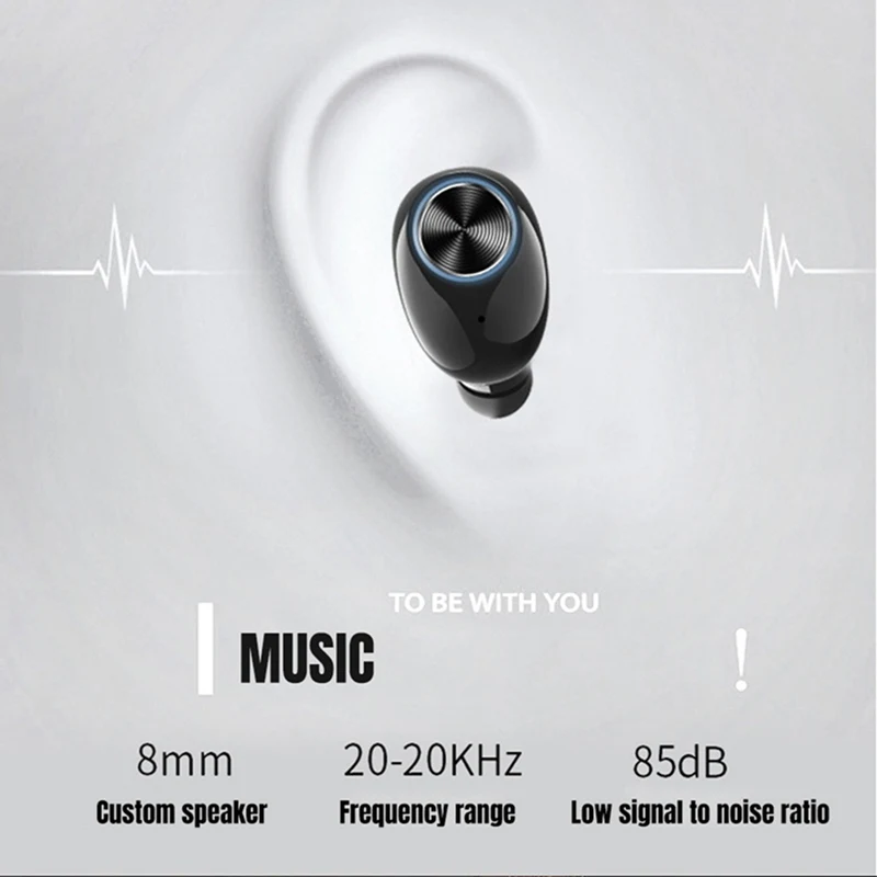 VTIN Mini TWS Беспроводные Bluetooth 5 0 наушники 3D стерео CVC8.0 гарнитура с шумоподавлением
