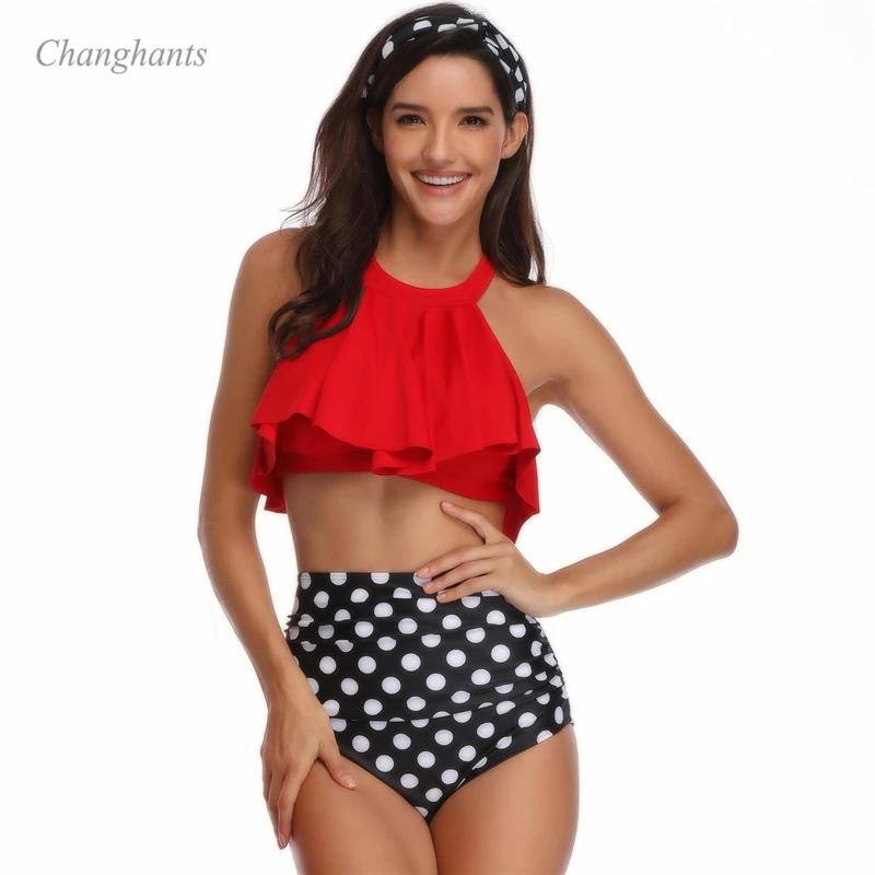 

2020 New Model Women Sexy Bikinis Set Red Orange White Two Piece Swimwear Swimsuit Wear Bathing Suits Swimming