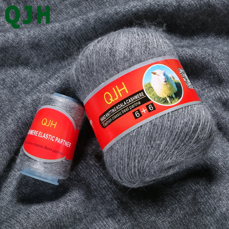 

70g/pcs High Quality 100% Mongolian Soft Cashmere Hand-knitted Pure Mink Cashmere Line Yarns Ball Scarf Wool Yarny Gift Wiring