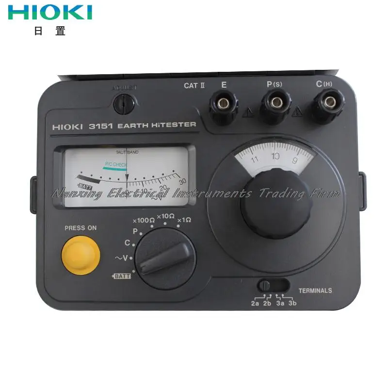 Быстрая доставка HIOKI 3151 Earth HiTester измеритель сопротивления заземления 30 в 10 Ом/100