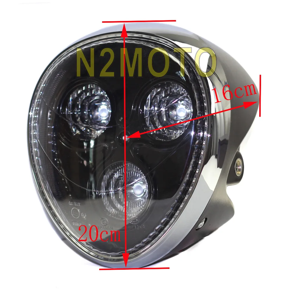 Фонарь на голову для мотоцикла 3 светодиода|motorcycle headlight|universal headlampmotorcycle headlamp |