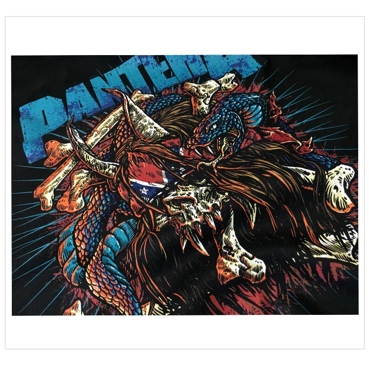 Bloodhoof PANTERA вульгарный дисплей силы музыки металл рок Толстовка С Логотипом Группы Азиатский размер