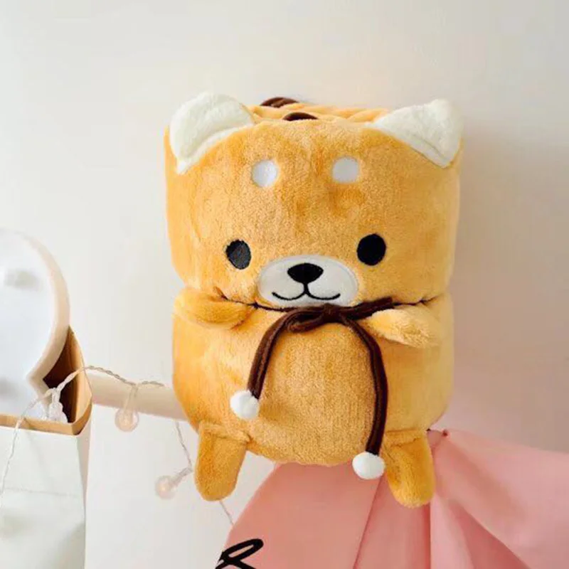 Мультфильм Косплей Shiba Лисья Секретная служба (Inu плюшевое игрушечное одеяло