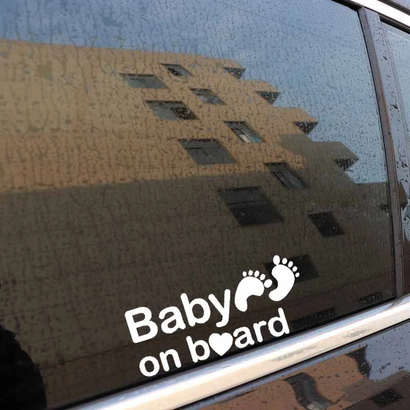 YJZT 18 см * 8 наклейка Baby On Board автомобильные наклейки виниловые индивидуальные