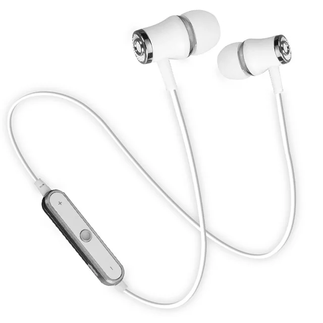 IBesi M64 Bluetooth Hearphones Спорт бас гарнитура громкой связи беспроводные наушники с микрофоном для телефона iPhone Xiaomi наушники - Цвет: M64-Silver