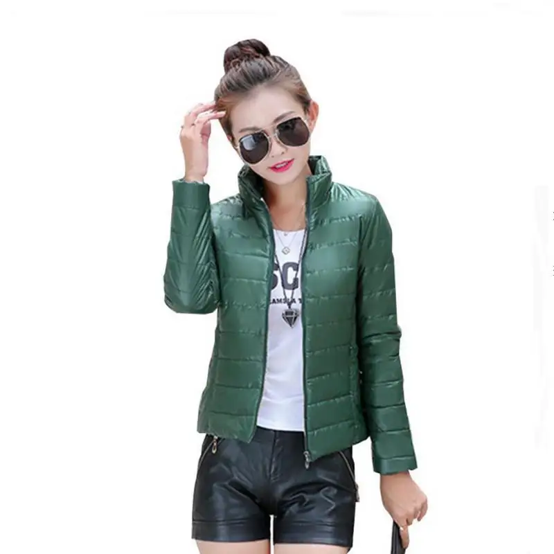 Зимняя куртка женская осенняя короткая пуховая хлопковая модная зимняя и пальто