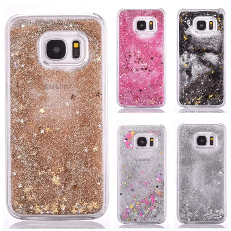 Glitter Liquid Case For Samsung Grand Prime A5 A7 J5 J7 2016 Cover Galaxy Core Hard Coque Etui Capinhas |