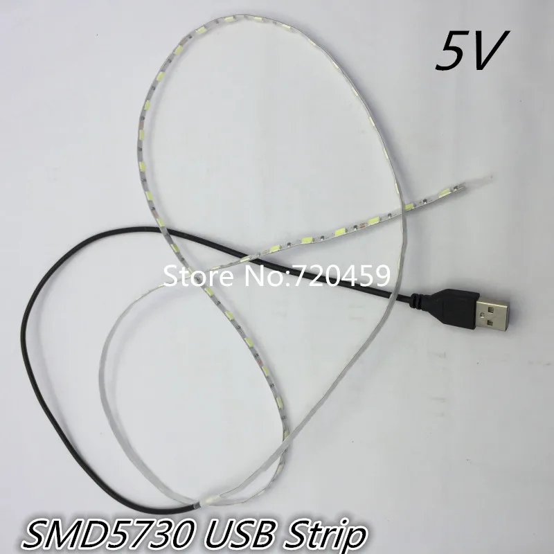 Водонепроницаемая светодиодная лента 5730 5 В USB 60 светодисветодиодный Дов мм |