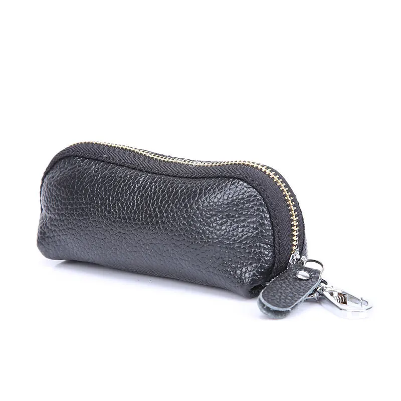 XZXBBAG, кошелек для ключей из натуральной кожи, унисекс, чехол для ключей, для мужчин, на молнии, для двери автомобиля, чехол для ключей, сумка, органайзер, Женский держатель для ключей, ключница