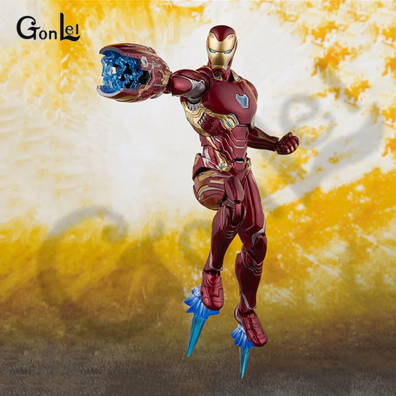Экшн Фигурка Железный человек MK50 Mark infinity war Armor ПВХ новая модель|Игровые фигурки и