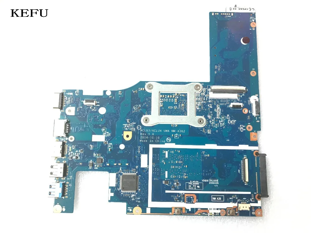 KEFU супер товар. ACLU3/ACLU4 UMA NM-A362 материнская плата для LENOVO G50-80 ноутбук встроенный процессор 3205U SR215