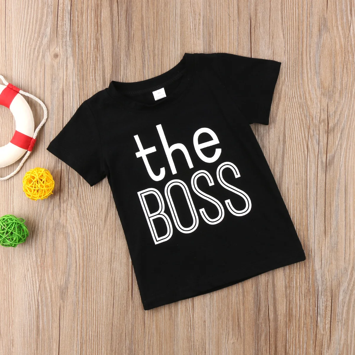 Новинка 2018 брендовая черная хлопковая футболка для новорожденных мальчиков с