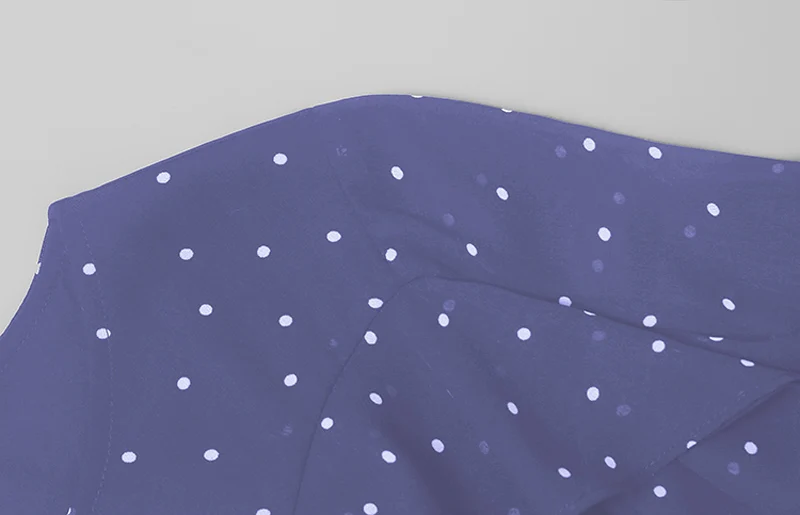 2019 летние модные женские платья с принтом в горошек длинная шифоновая блуза