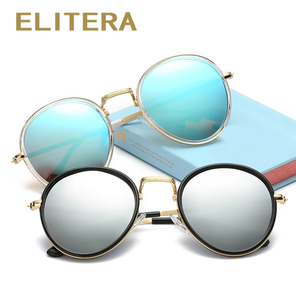 ELITERA брендовые дизайнерские солнцезащитные очки для детей крутые зеркальные