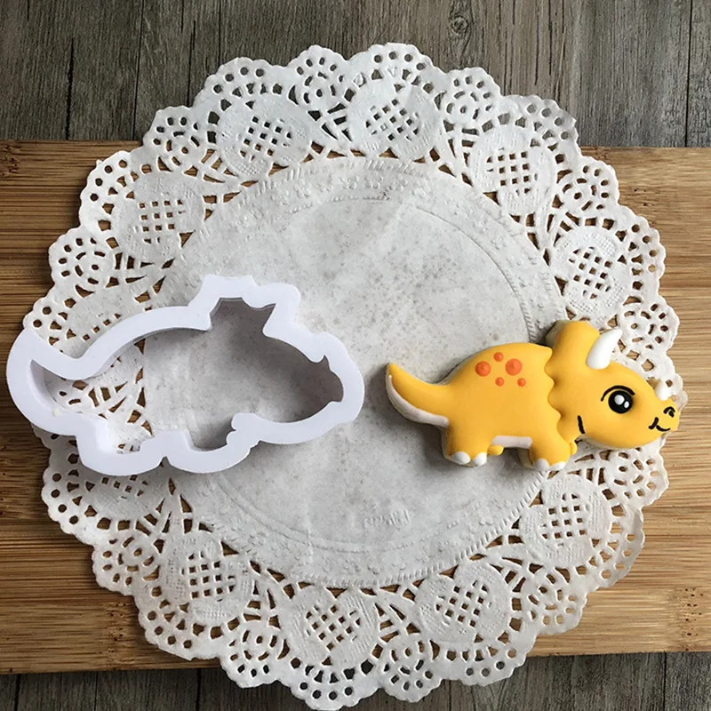 Omilut 8 шт. DIY формочка динозавр креативный выпечки вечерние Fondant (сахарная) торт