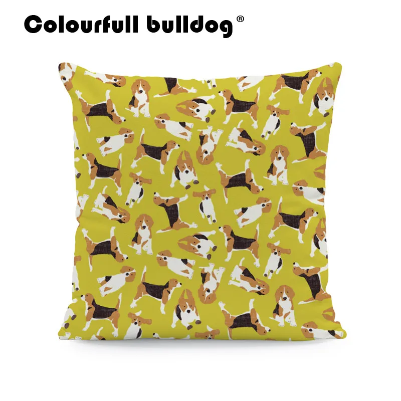 Dog Dachshund Boston Terrier Cushions Beach Beagles Pillows Schnauzer Home Outdoor Presents Dakimakura 17X17 Velvet Custom Made | Дом и сад
