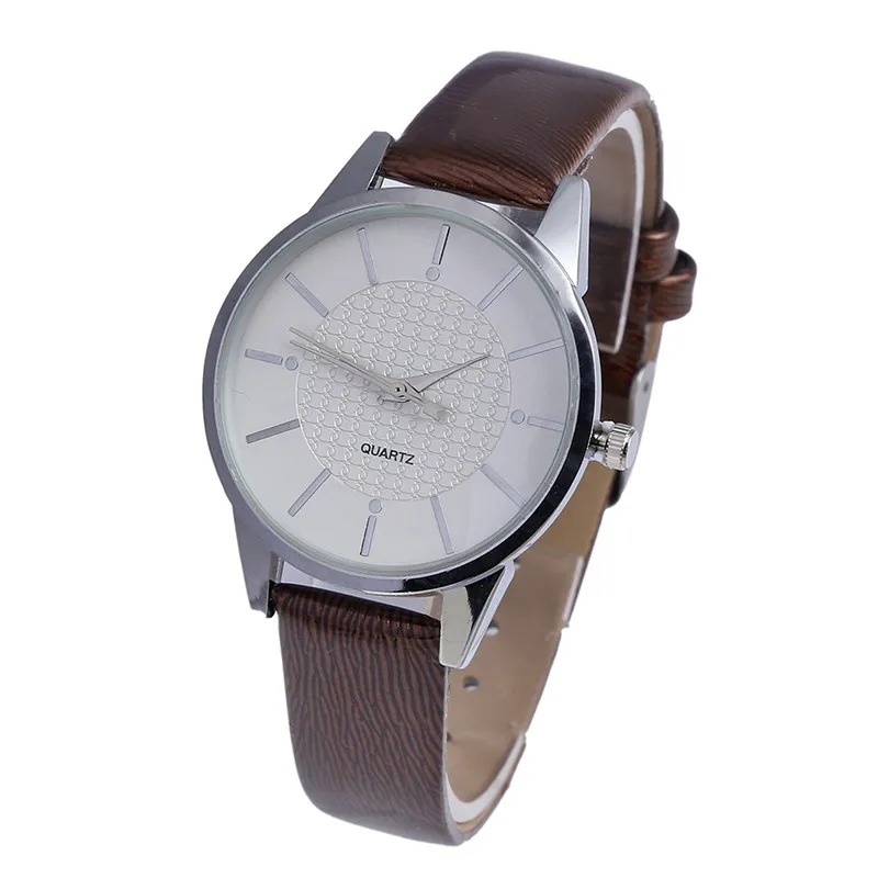 FUNIQUE простые кожаные студенческие часы женские из искусственной кожи с