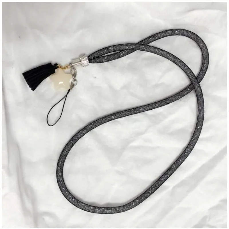 CellPhone Strap Fashion Bling Lanyard Star Hanging Neck Portable Mobile Phone Case Rope Card Pack Braided Ropes |
