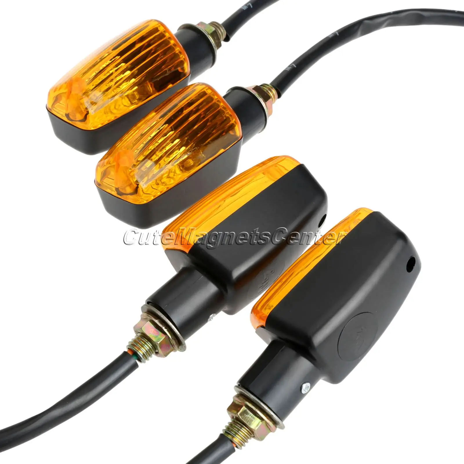 4 шт./компл. Универсальный мини-указатель поворота для мотоцикла 12 в задний