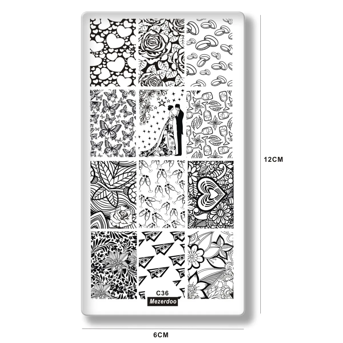 Фотографический шаблон для свадьбы кольца свадебное платье любовь дизайн ногтей