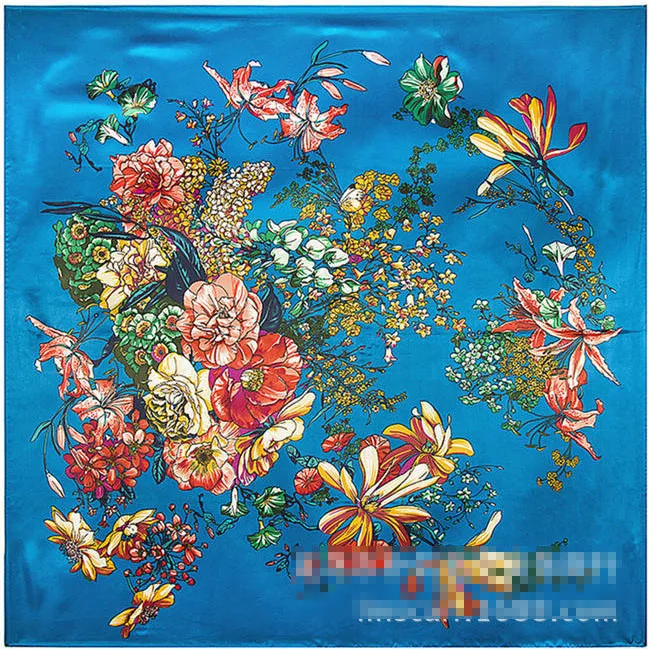 Новое поступление 90 см * 2017 большой размер Модный Шелковый квадратный шарф для