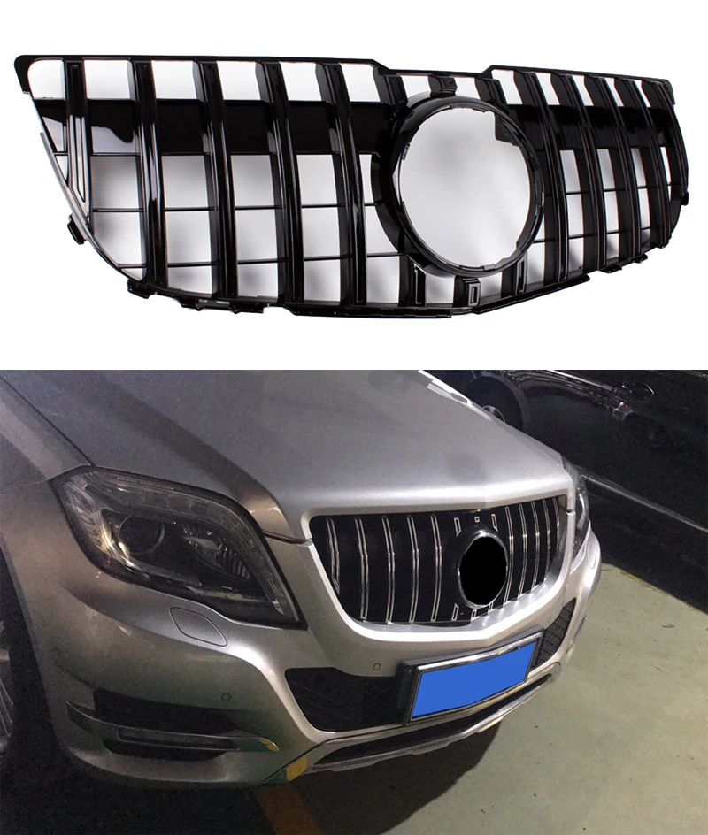 X204 GT гриль для Mercedes GLK класс X204 5-дверный внедорожник 2012- GLK200 GLK250 GLK300 GLK350 GT R GTR Стиль передний капот решетка