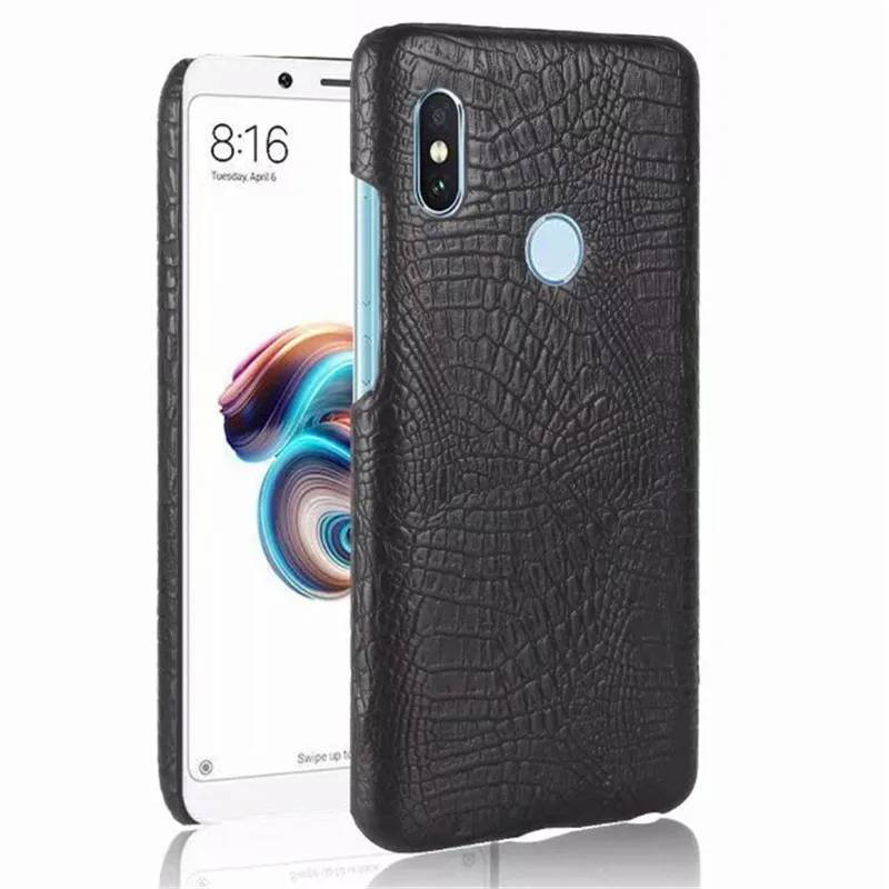 Чехол для Xiaomi Redmi Note 5 Pro чехол s Xiomi Redmi Note 5 чехол из кожи крокодила роскошный жесткий пластик черный Ksiomi