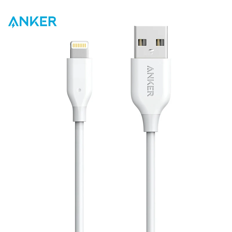 Anker кабель Lightning/USB 3ft/6ft USB Зарядное устройство 1 8 м/0 9 м для iPhone MFI Сертифицированный
