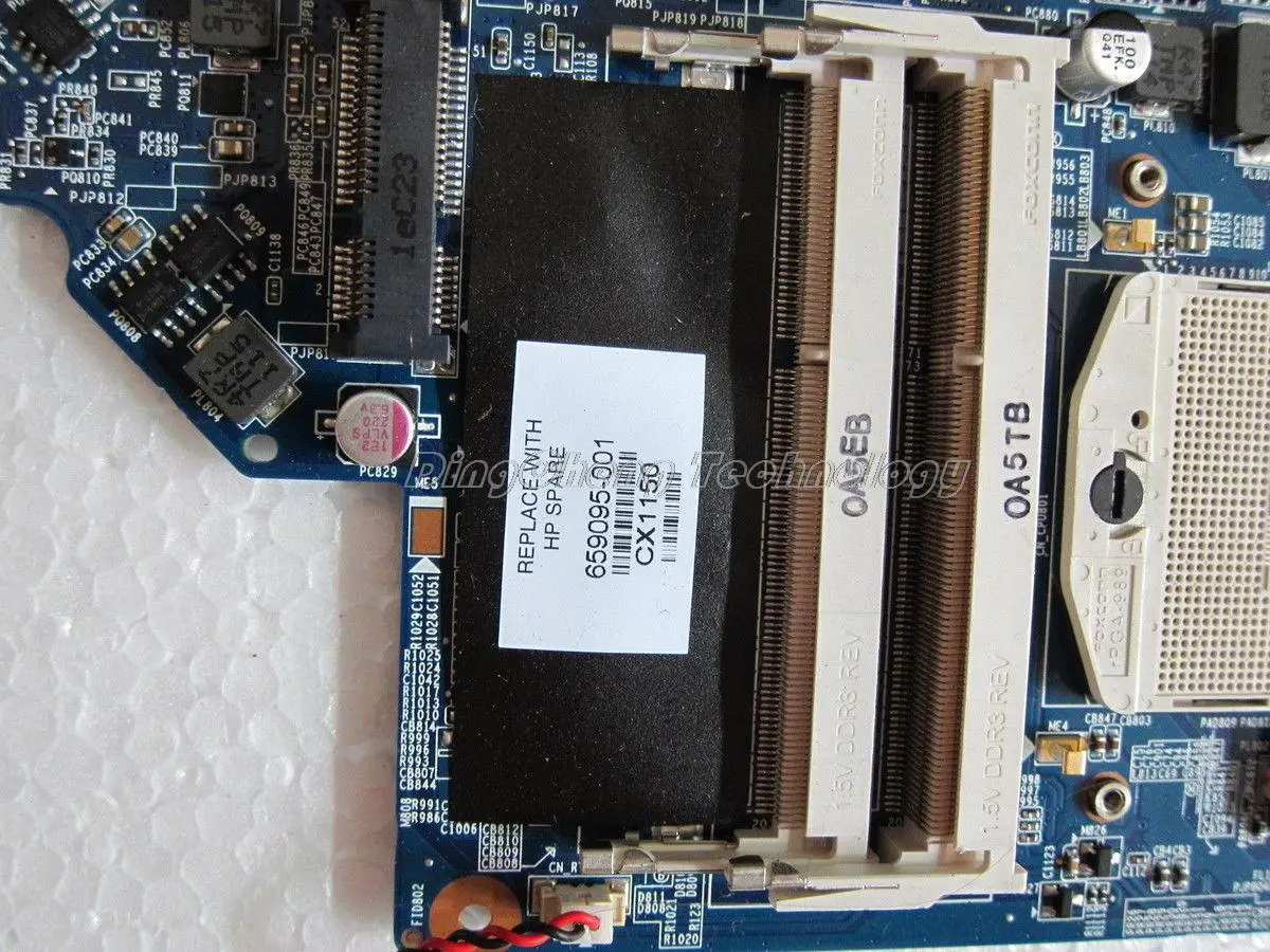 

Laptop Motherboard For HP DV7-6000 659095-001 HM65 DDR3 HD6770M 1GB Mainboard