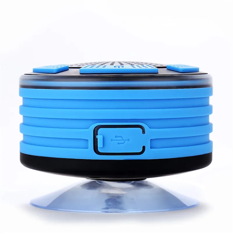 Светодиодный светильник водонепроницаемый беспроводной Bluetooth динамик s FM Радио Душ динамик для iPhone samsung Xiaomi телефон ноутбук портативный динамик