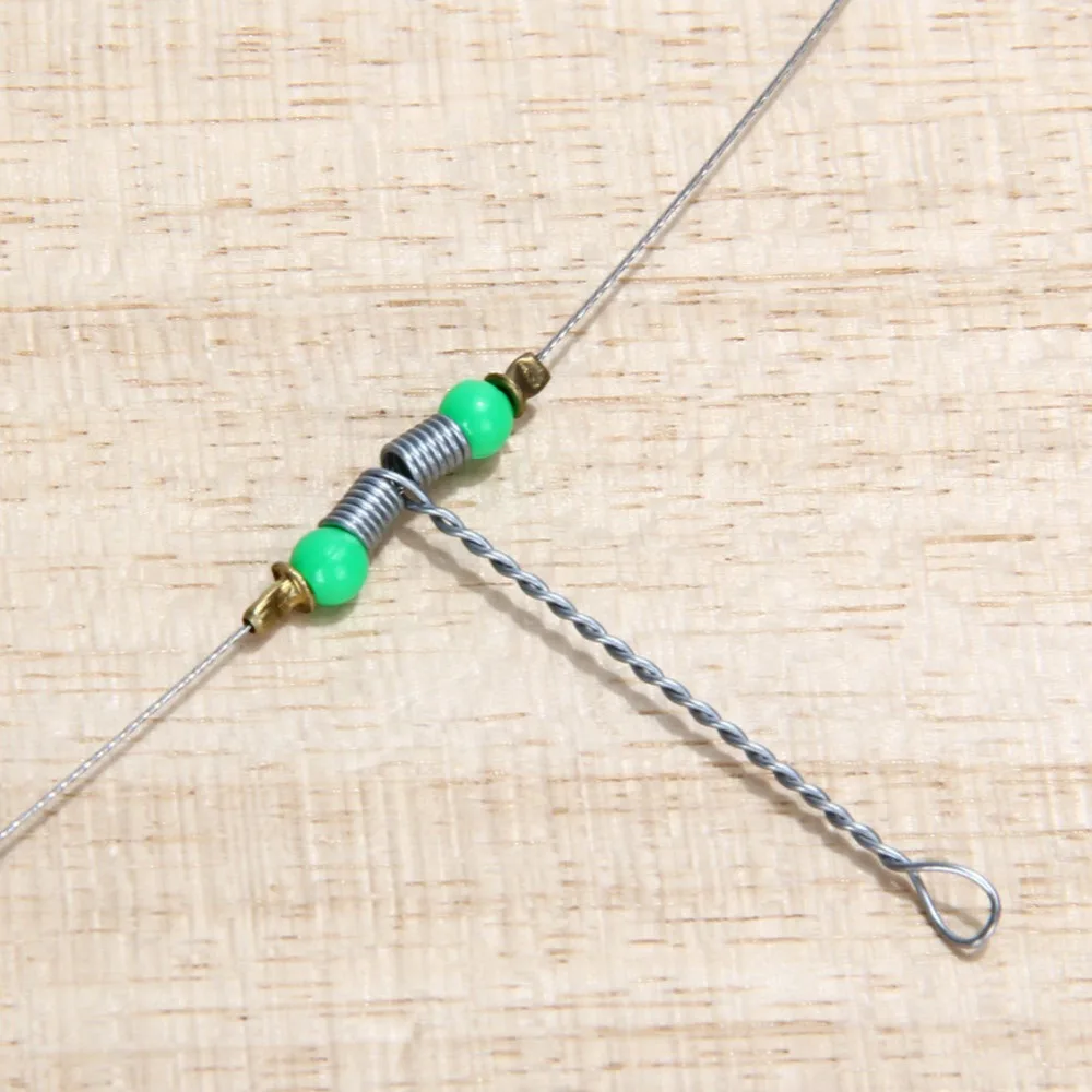 5PCS Anti-Winding Swivel String Sea Fishing Hook Steel Rigs Wire Leader Fish Hooks 4 steel wires | Спорт и развлечения