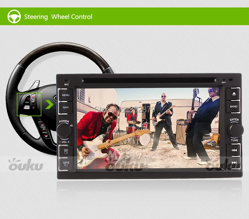 Бесплатный Камера Заднего Вида 2 Два Дин Автомобильный DVD GPS автомобиля Радио