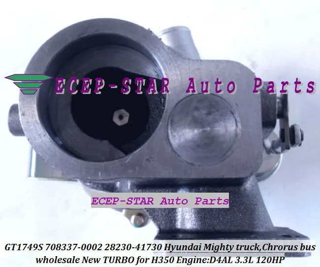 GT1749S 708337 708337-5002S 28230-41730 708337-0002 турбо для KIA HYUNDAI H350 могучий грузовик Chrorus автобус 99-D4AL