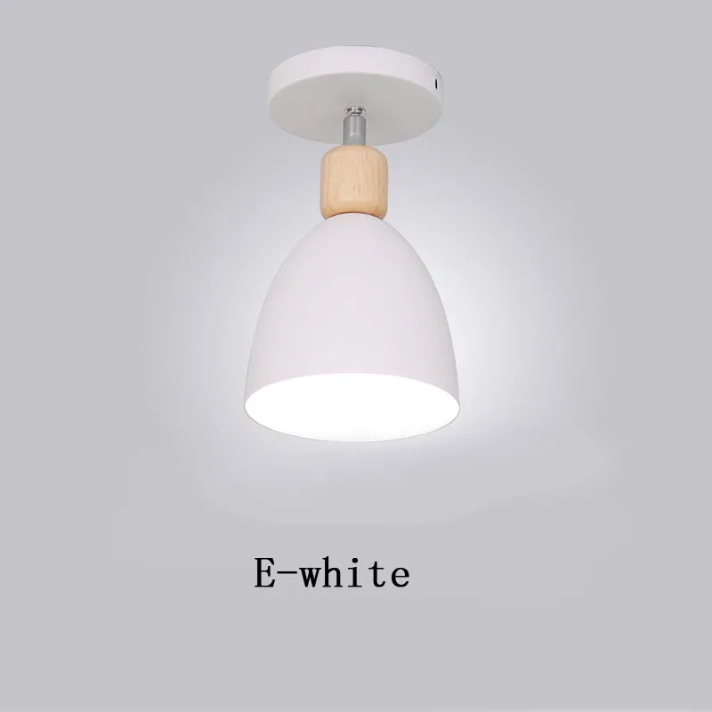 E-white Светильник потолочный плафоны для люстры освещение для дома лофт декор минимализм люстра потолочная в гостинную светильник потолочный ретро лампа круглая спот плафоны для люстры - Цвет корпуса: E-white