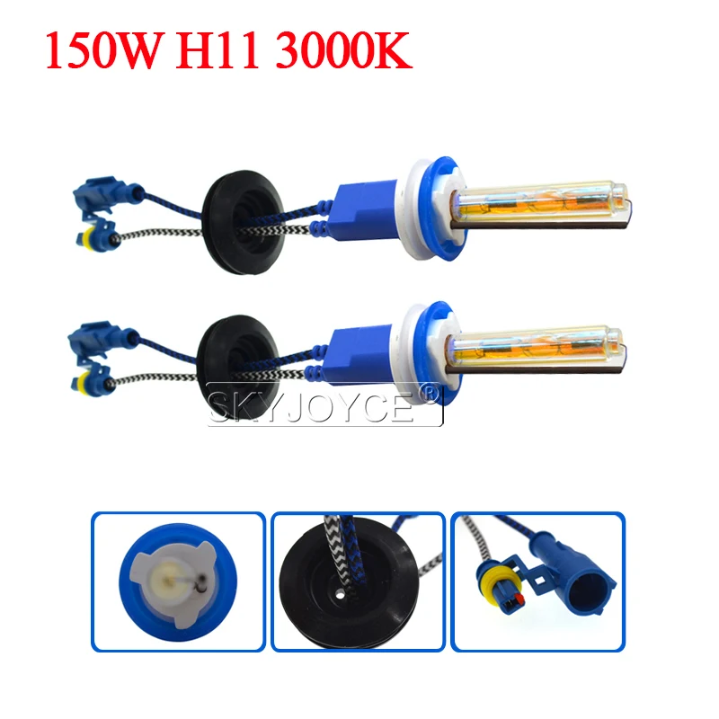 Комплект балластов для ксенона H1 H7 H11 HB3 HB4 D2H 3000K 4300K 6000K 150 Вт комплект ксенонового
