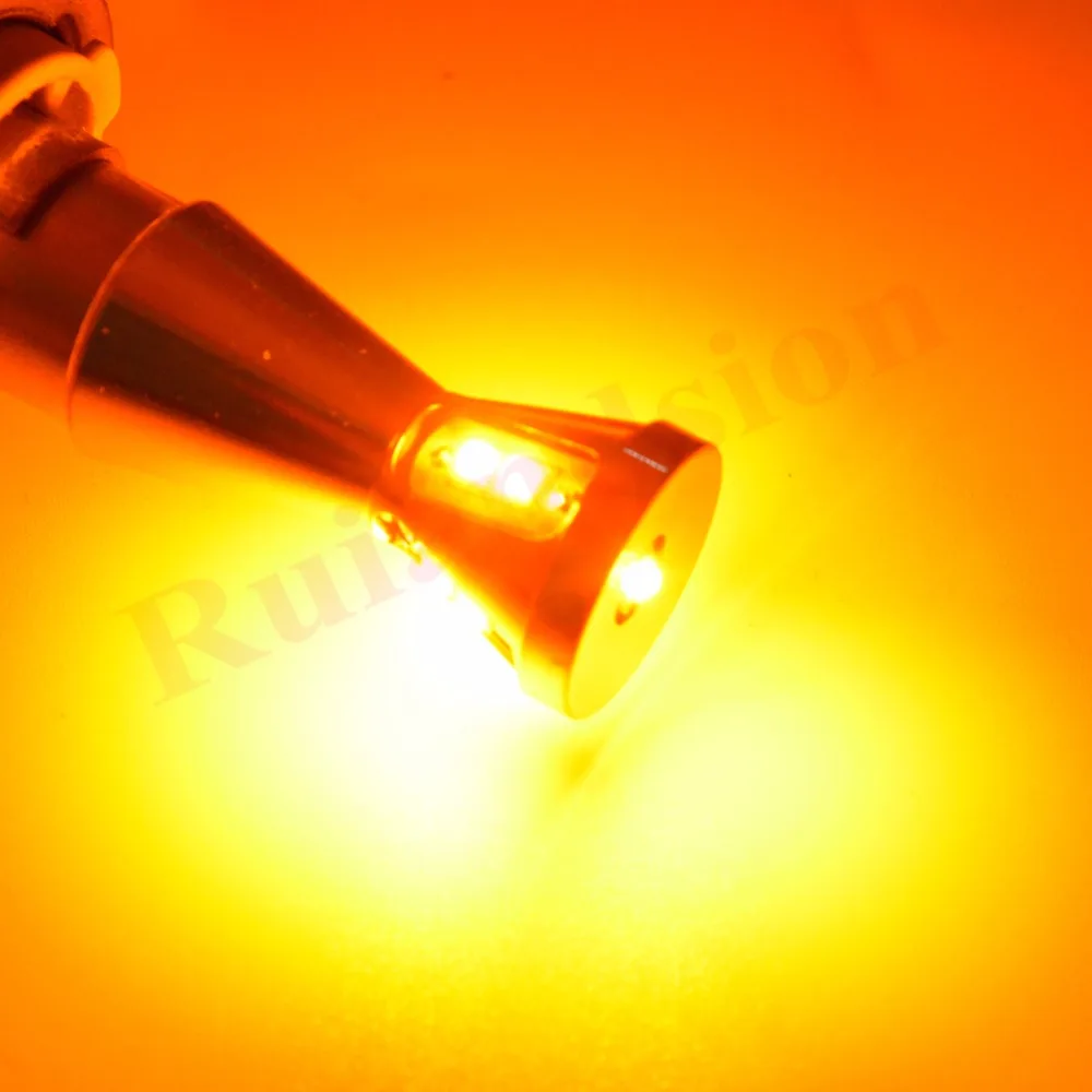 

2x48W S25 1157 BAY15D P21/5W 9SMD XBD LED Auto Car Brake Tail Stop DRL Dual Beam Light Lamp Bulb 12-24VDC Red White Amber