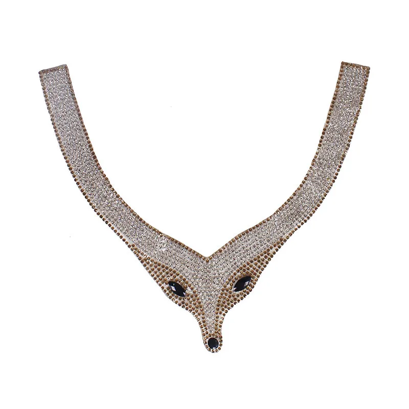 1 шт лисы Горячая фиксация Стразы декольте железа на Стикеры s бусы с украшением в