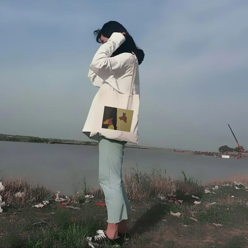 Youda печать изображений из мультфильма Классическая Холщовая Сумка женская