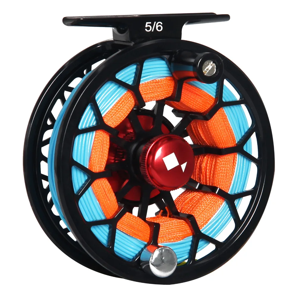 Fly Fishing Reel CNC 3/4/5/6/7/8 WT Combo Machined Aluminum Micro adjustment Drag Tackle Pesca | Спорт и развлечения