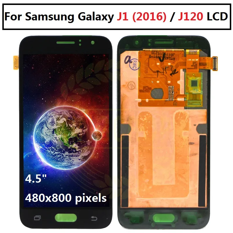 ЖК дисплей для SAMSUNG GALAXY J120 J120M J120F J1 2016 с сенсорным экраном и дигитайзером в сборе