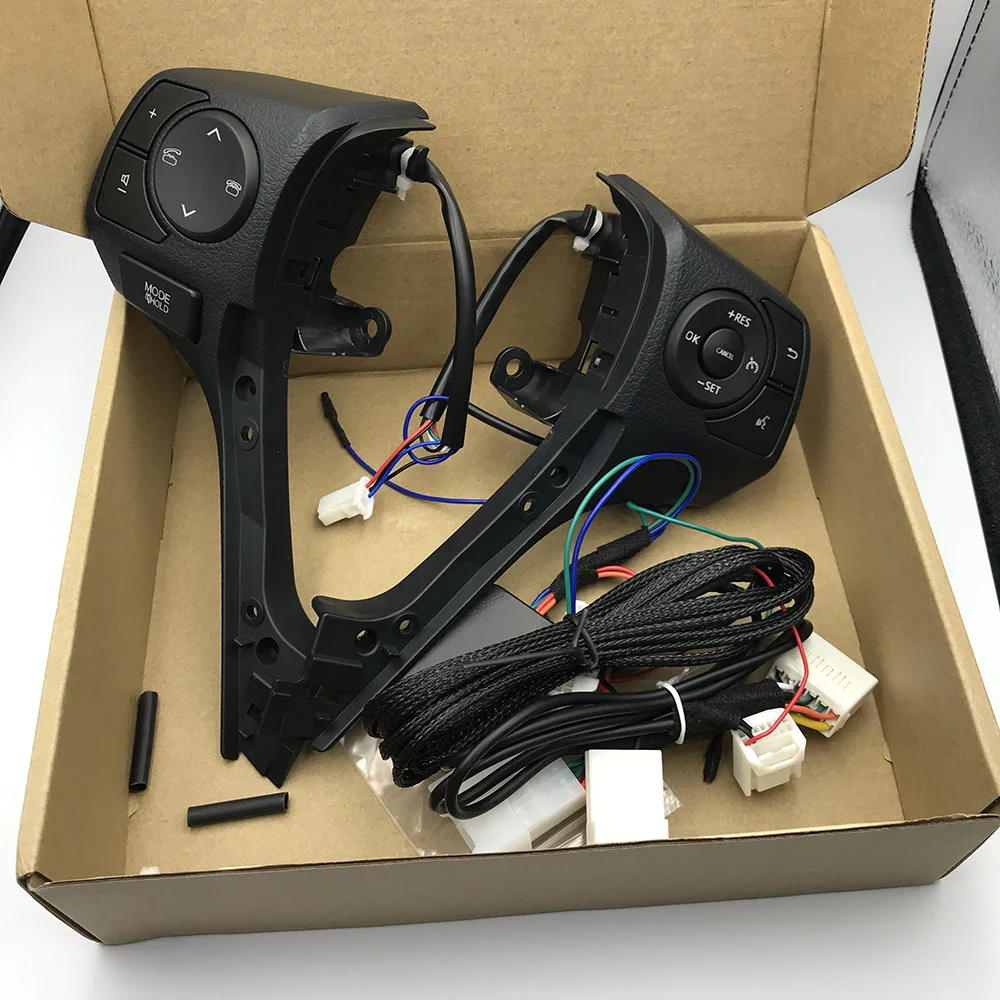 Оригинальные кнопки Bluetooth телефон рулевое колесо аудио кнопка управления для TOYOTA