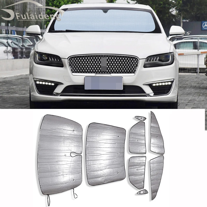 8 шт. для Lincoln MKZ- Автомобильный солнцезащитный козырек складной защитный козырек модуль для ветрового стекла солнцезащитный козырек светоотражающий автомобильный Стайлинг