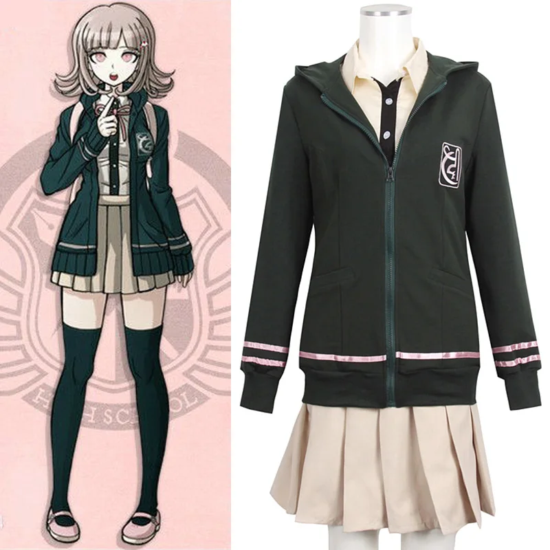 Новое поступление с высоким уровнем QualityAnime Danganronpa Chiaki Nanami костюм для