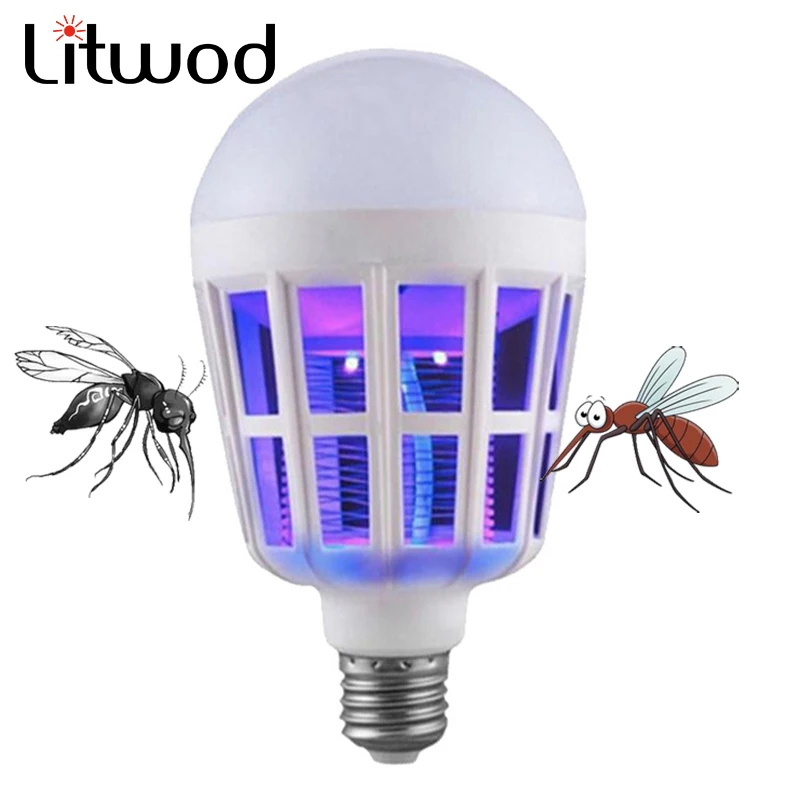 Z40Litwod 220В электрическая лампа для уничтожения комаров защиты от УФ светильник