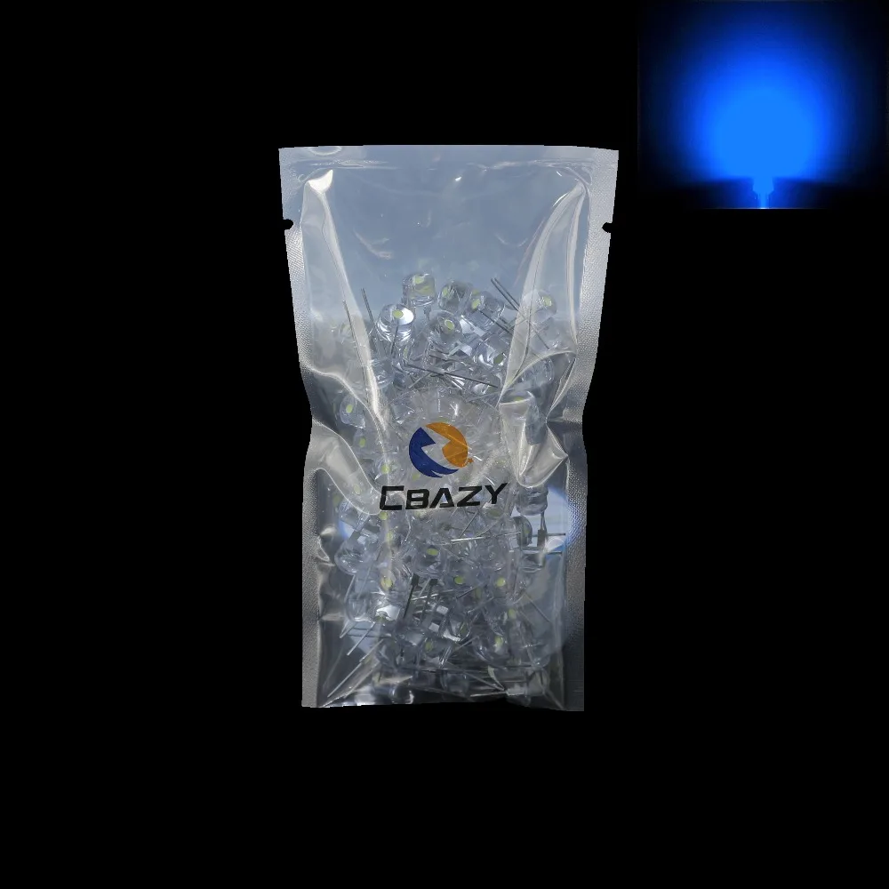 Мм 100x8 мм соломенная шляпа синий 8 ультра яркие светодиоды светоизлучающие диоды